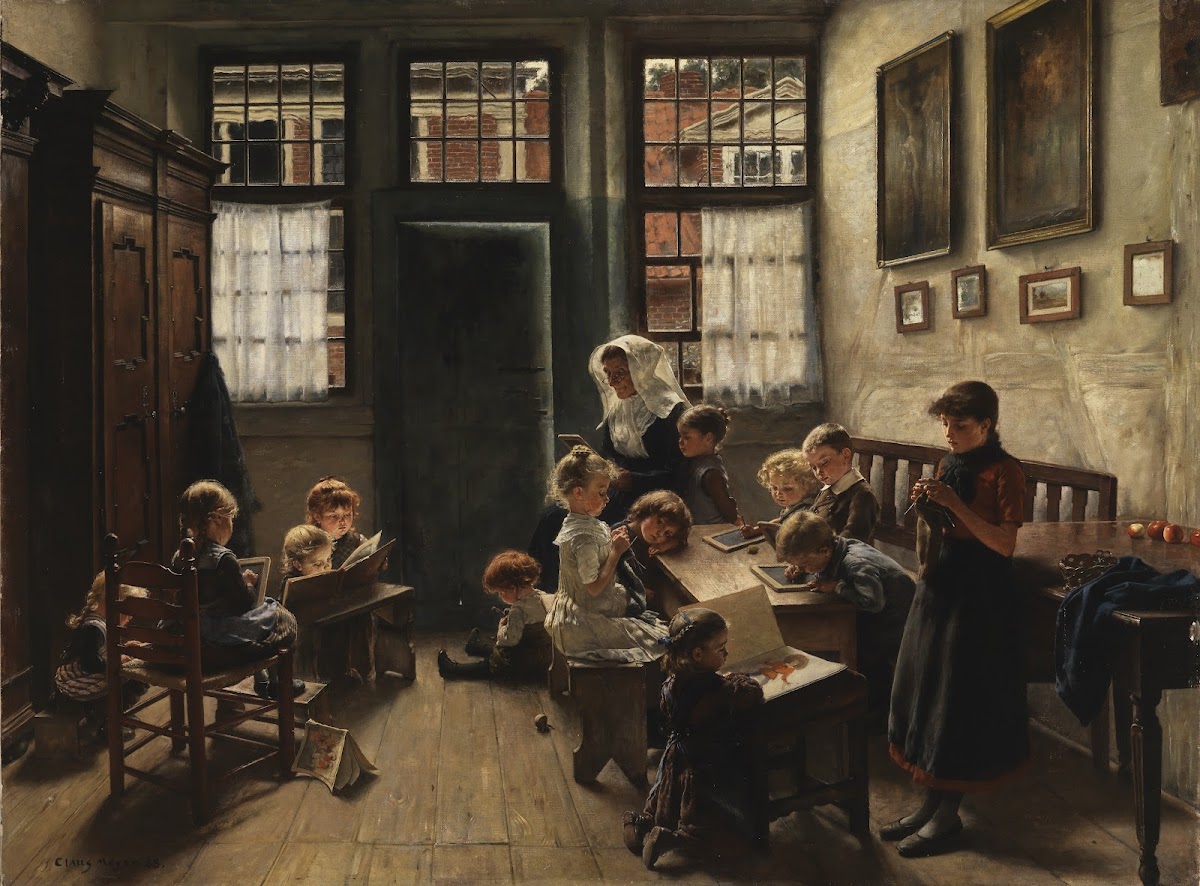 Kleinkinderschule in Holland 1888
