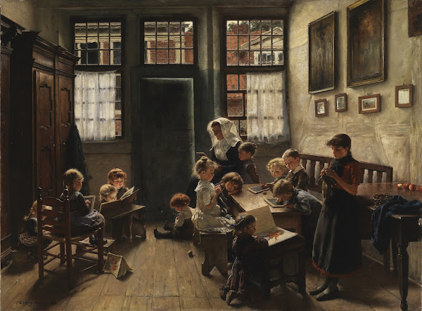 Kleinkinderschule in Holland 1888