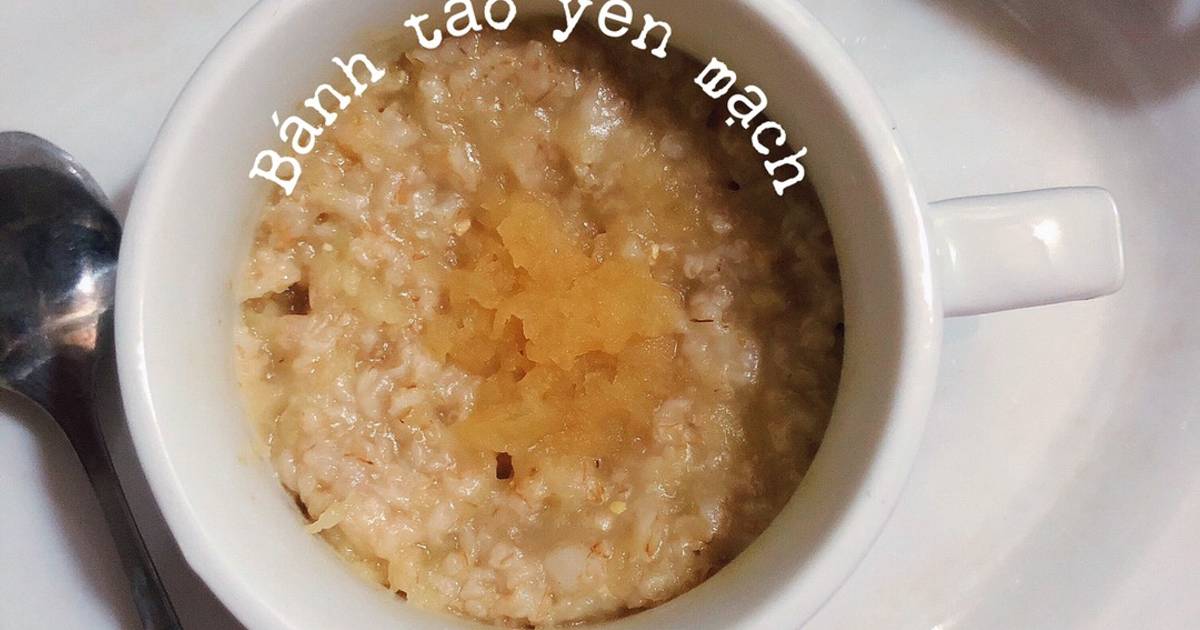Bánh táo yến mạch ăn dặm