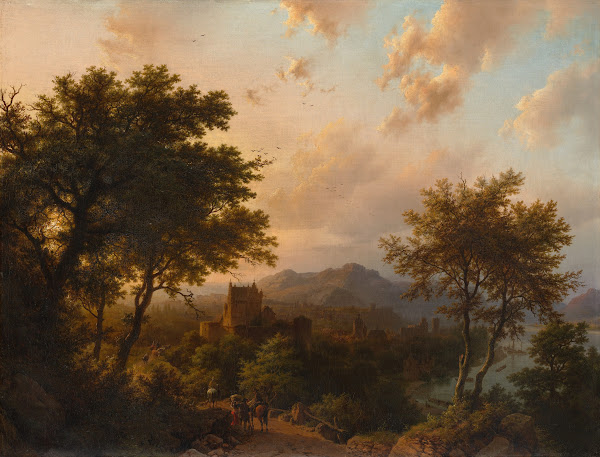 Sunset on the Rhine 1853