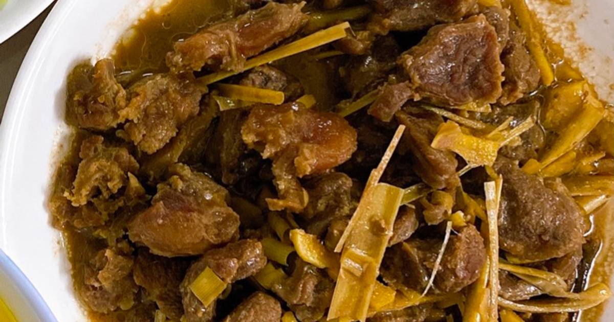 Bắp bò kho sả ớt