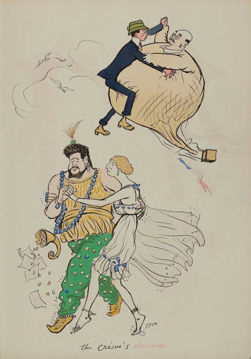 The Crésus s dance  Santos Dumont Bernheim Baron Henri de Rothschild Gabrielle D