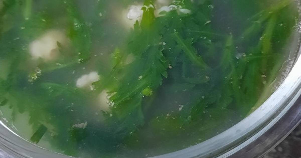 Canh tần ô nấu tôm
