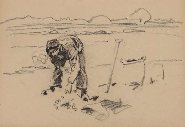 Boer aan het werk op het land 1893 1897