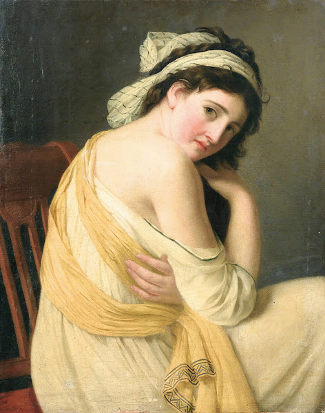 Young Woman In A Greek Tunic 19th Century