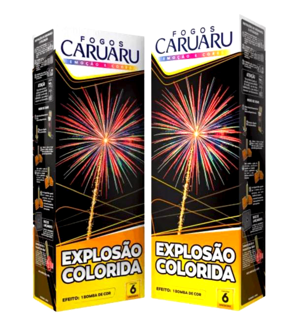 Foguete Explosão Colorida