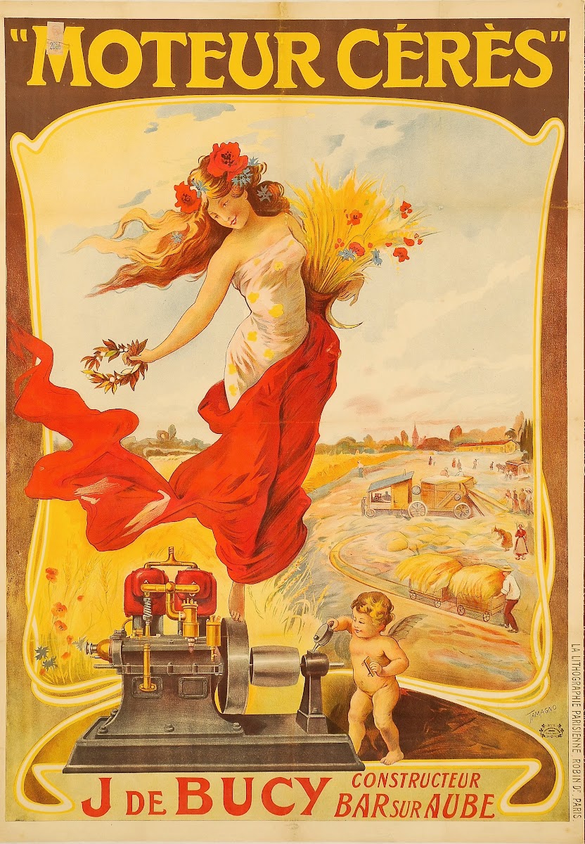 Moteur Cérès J de Bercy constructeur Bar sur Aube 1908