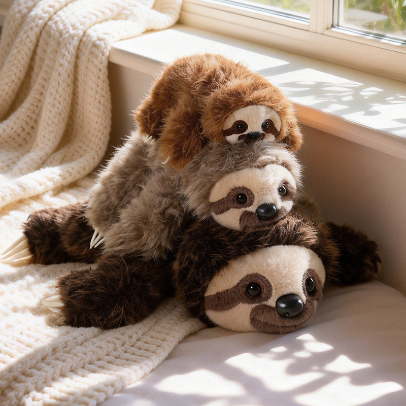 Plush Sloth in three sizes