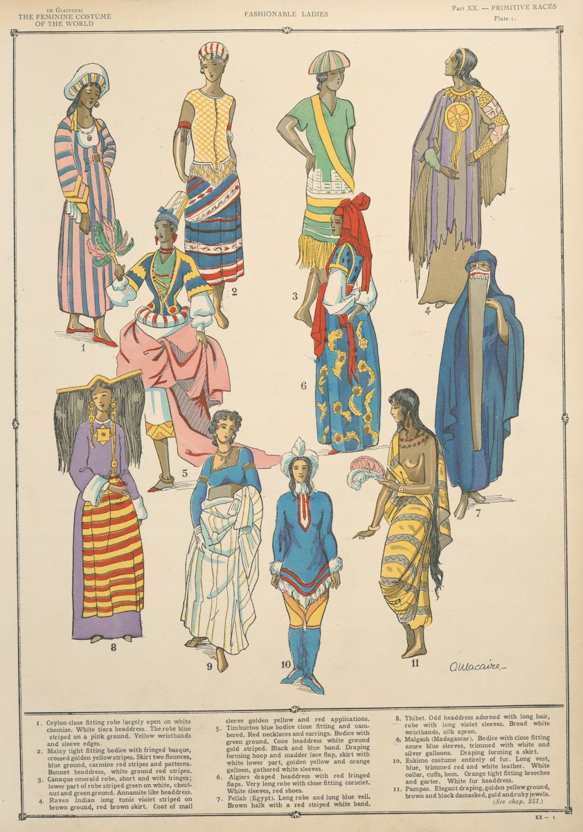 Primitive Races  Fashionable ladies 1926 1927