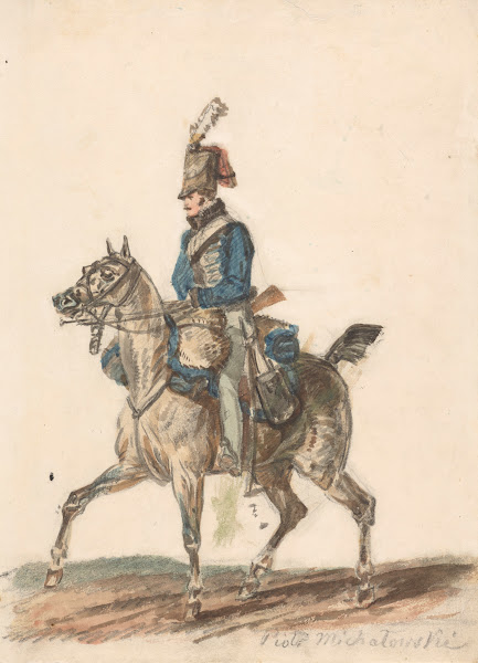 Hanover hussar on horseback 1822