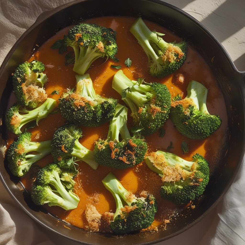 Parmesan Roasted Broccoli – Easy Homemade Crispy Side Dish finished