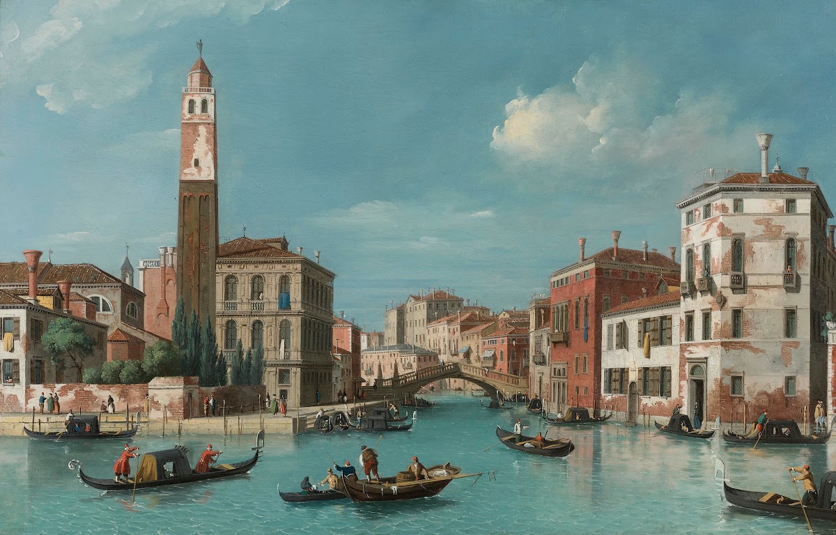 View Of The Entrance To The Cannareggio Canal With The Church Of San Geremia And