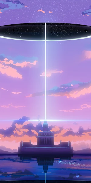 Anime, Portal, Fantasy, Purple, Butterflies 2K Wallpaper Background