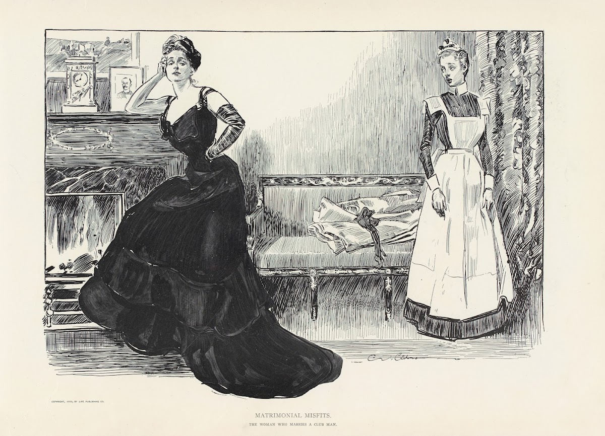 Matrimonial misfits  The woman who marries a club man 1900