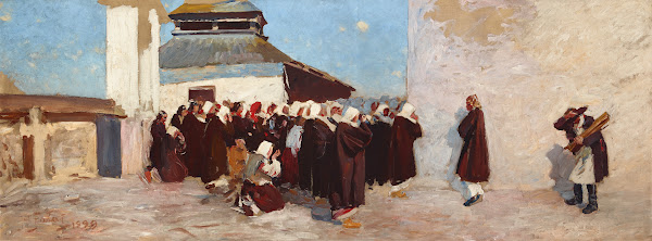 In Front Of An Orthodox Church 1899