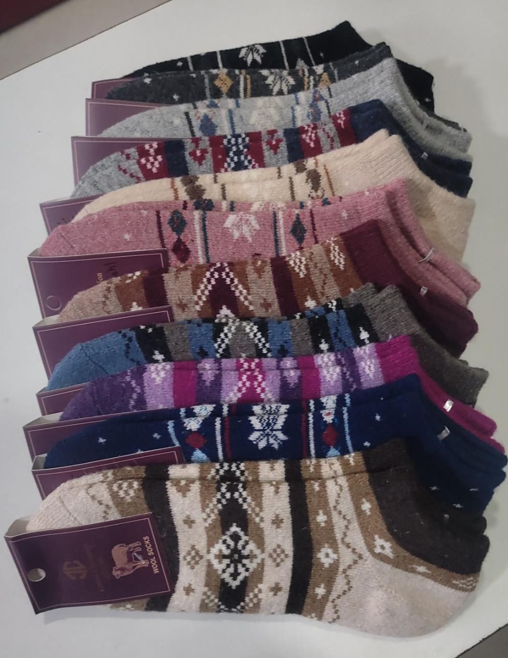 Ladies Socks-Cotton Champion Ozone-Ankle Length