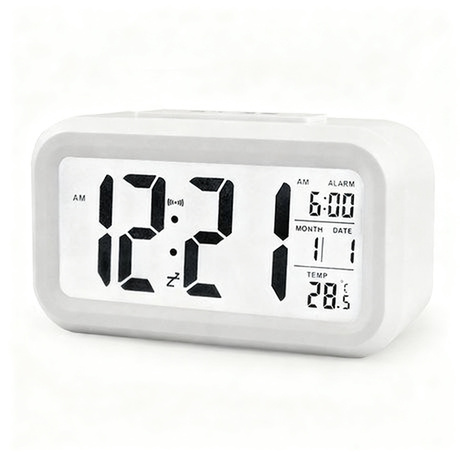 Digitale Wecker-Leuchte mit LED-Display