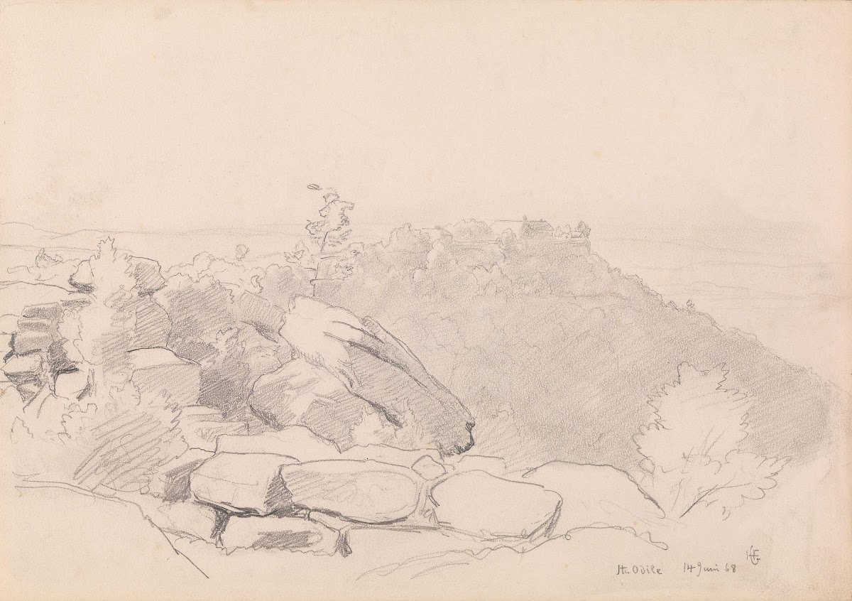 Fra Mont Sainte Odile 1868