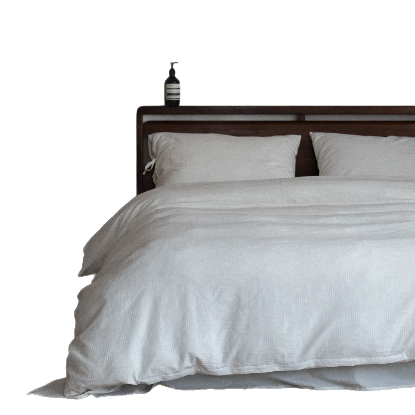 Washed cotton bedding, unbleached, Class A