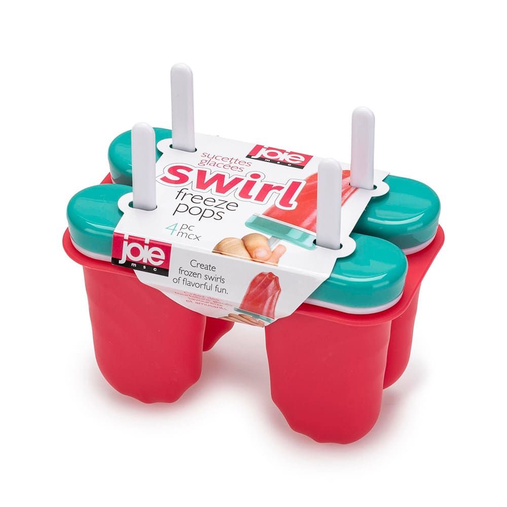 Molde para paletas de hielo Joie™ Swirl color rojo