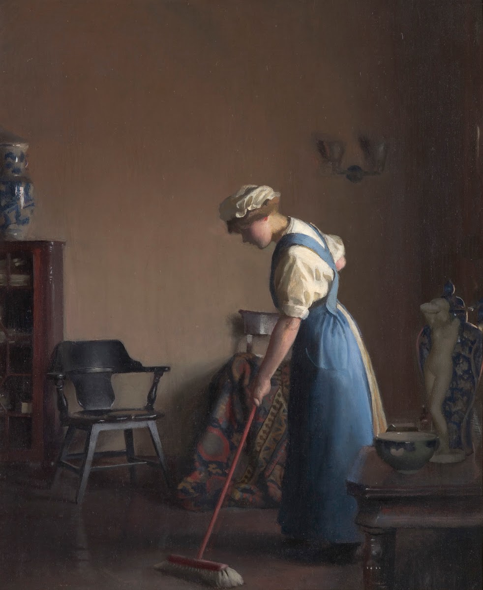 Girl Sweeping 1912