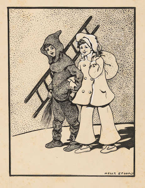 Han en Wim in verkleedkleren 1917