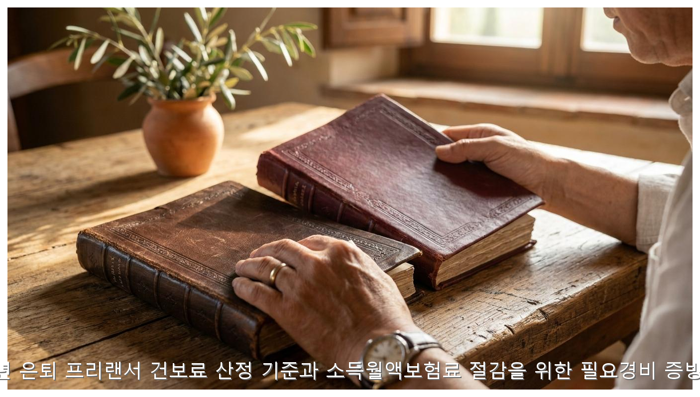 2026년 은퇴 프리랜서 건보료 절약 전략 핵심 안내 및 분석 인포그래픽 (4)
