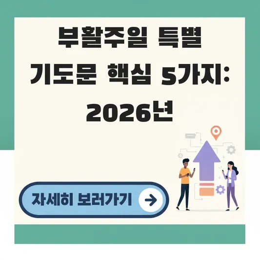 부활주일 특별 기도문 핵심 내용