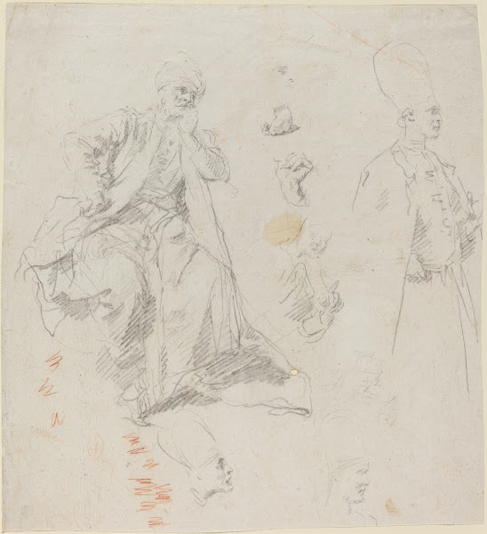 Caliph Aladin and His Counselors late 1730s