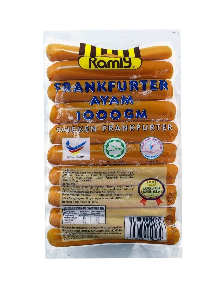 Ramly Frankfurter Ayam 1Kg