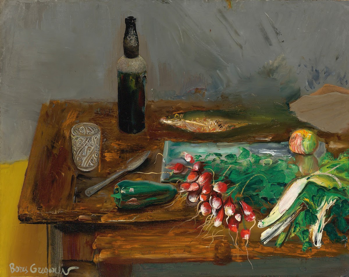 Still Life With Radishes CIRCA 1928