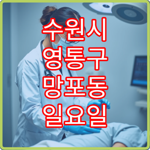 수원시 영통구 망포동 일요일 외과 진료 병원 안내
