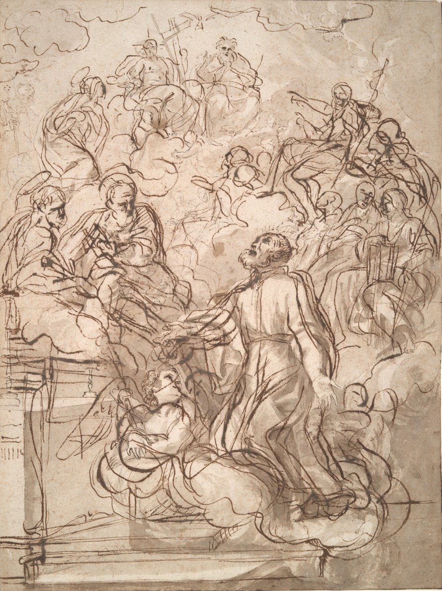 A Vision of St Philip ofNeri late 17thcentury