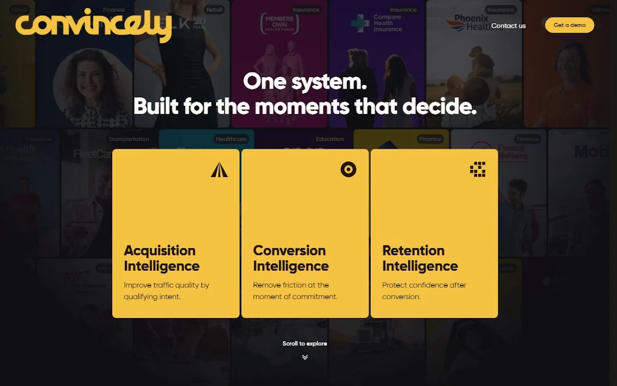 Captura de convincely.com