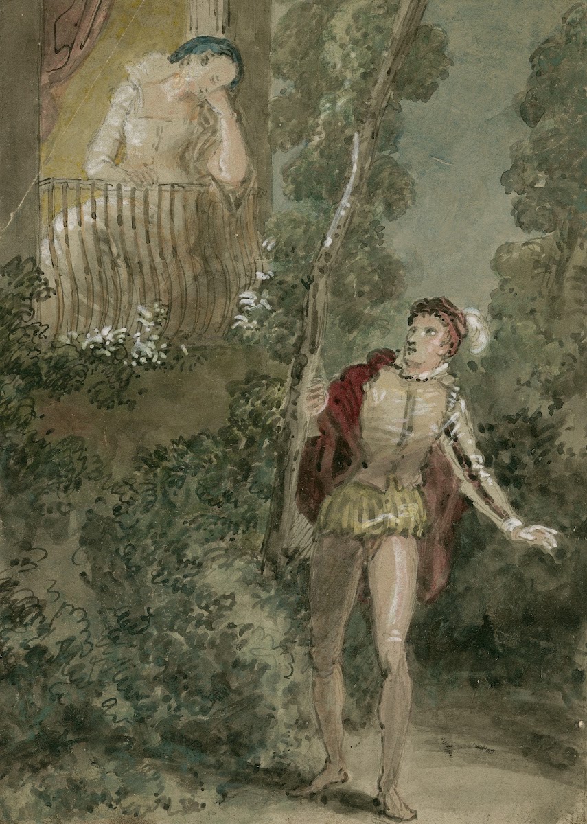 A scene from Romeo and Juliet  the balcony scene 2