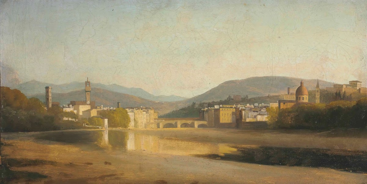 Florence Looking East Along The Arno c 1830