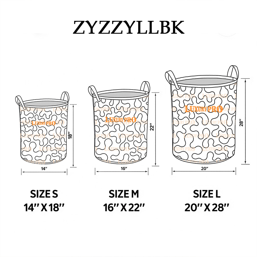 Free needle dirty clothes basket fabric style