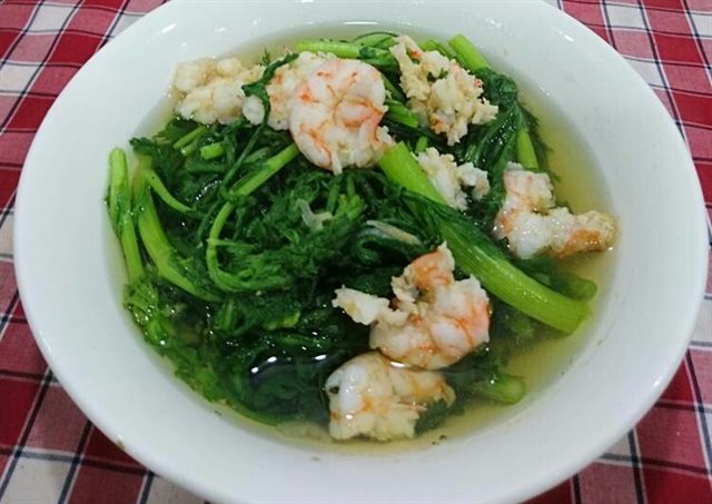 Canh Rau Tần Ô