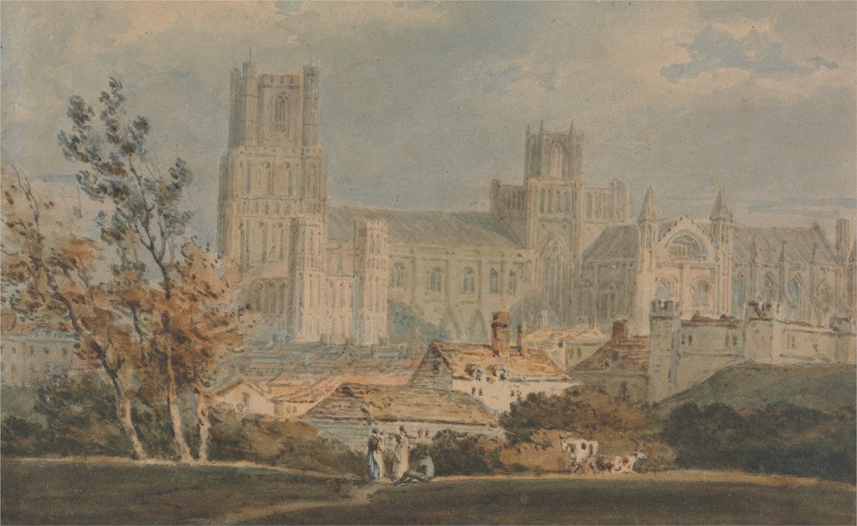 View of Ely Cathedral ca 1796