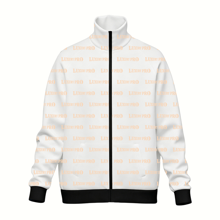 AOP WIM Zip Up Collar Jacket Riveted Stripes