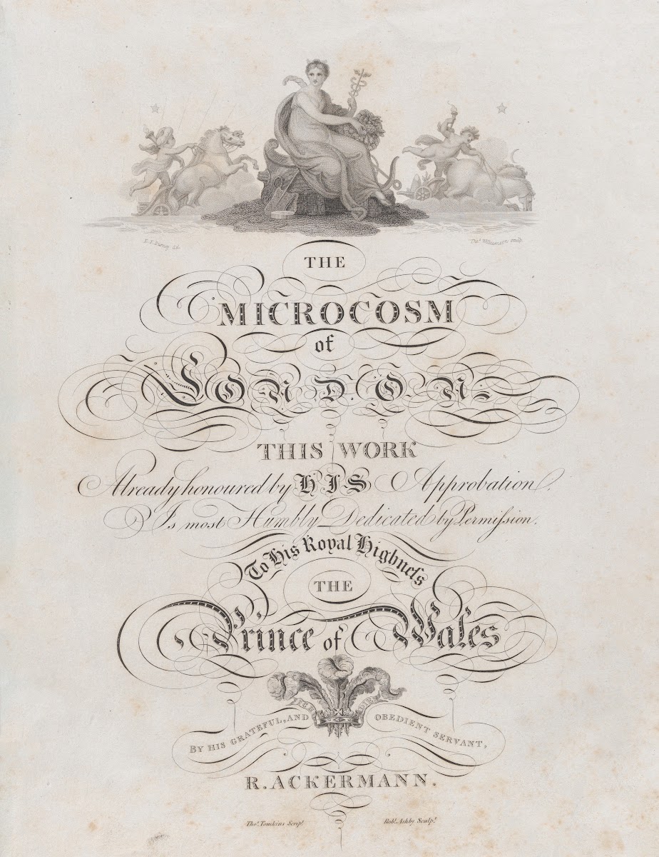 Title Page The Microcosm of London 1808