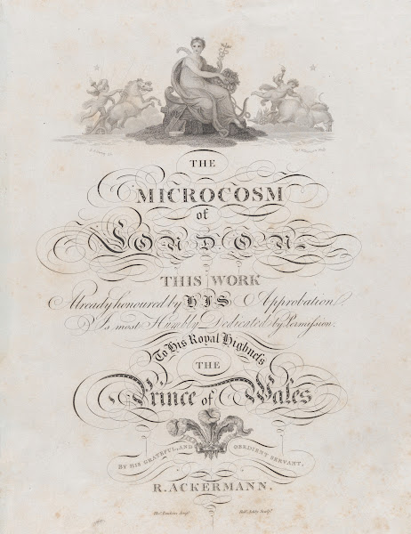 Title Page The Microcosm of London 1808