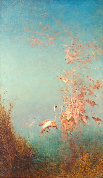 Envol De Flamants Roses Étang De Vaccarès 1890 1895