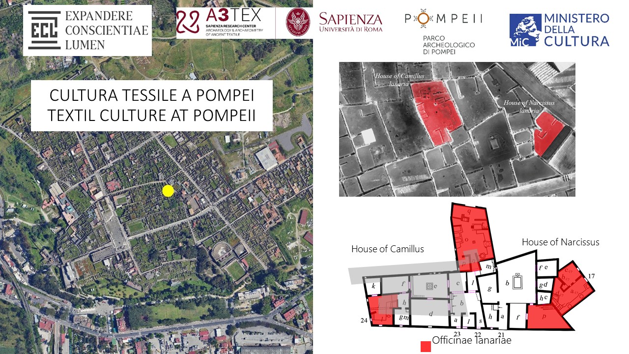 Textile Culture at Pompeii: Archaeological Investigation at Pompei (House of Narcissus and Camillus, Regio VII 12, 17-24)