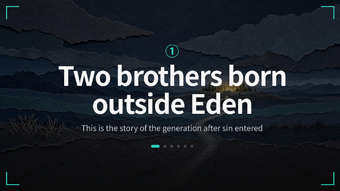 Cain and Abel youth PPT slide preview 2