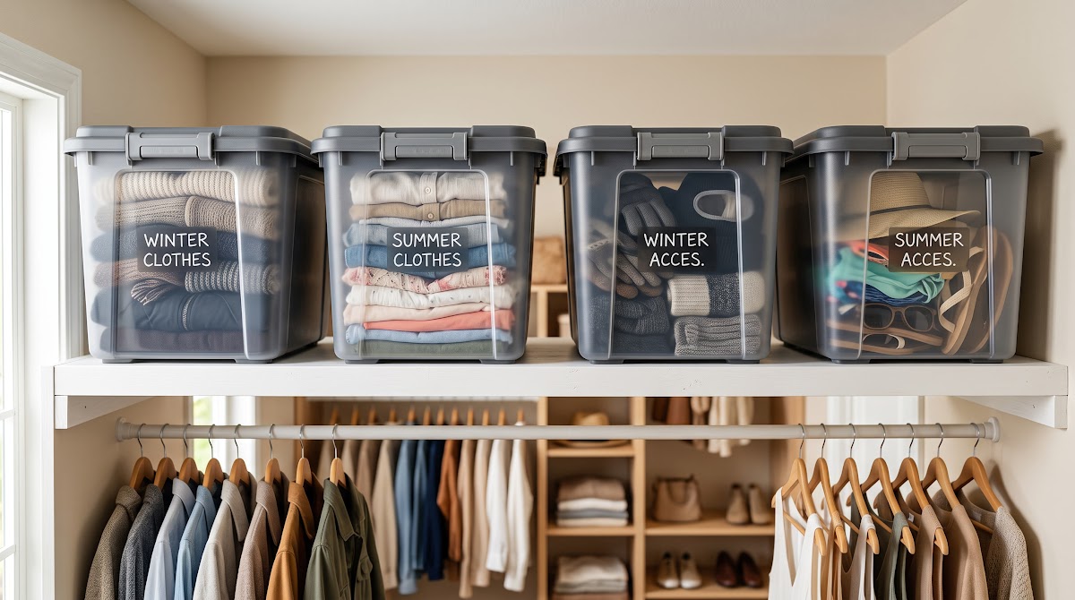 Best Seasonal Clothing Storage Bins for Closets (2026) - BEST OVERALL — IN CONTEXT