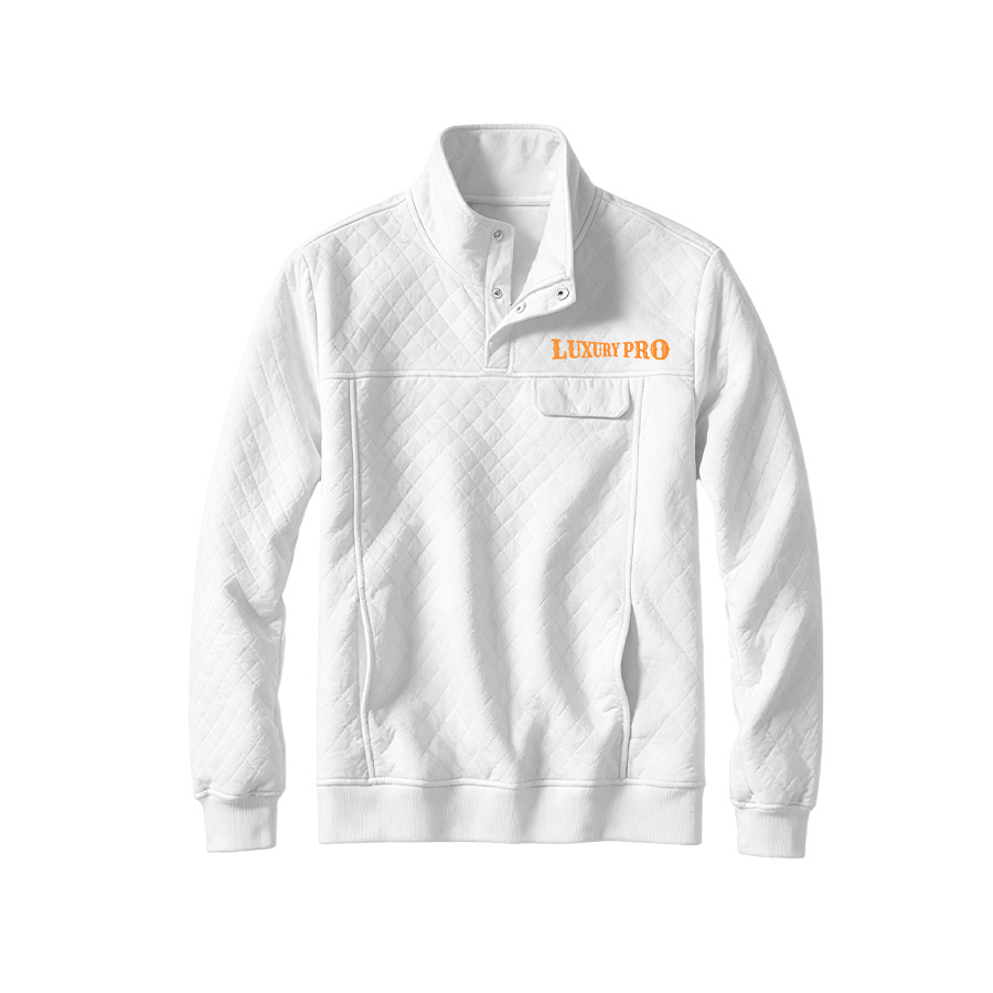 2D Waffle collar buttoned long-sleeved shirt
