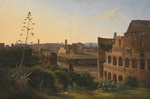 View of the Colosseum in Rome 1837