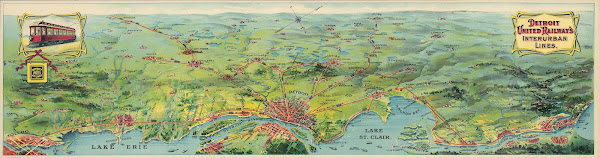 Detroit United Railways Interurban Lines 1920