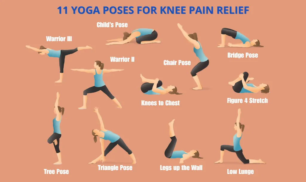11 yoga poses for knee pain relief